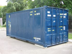 rented shipping container